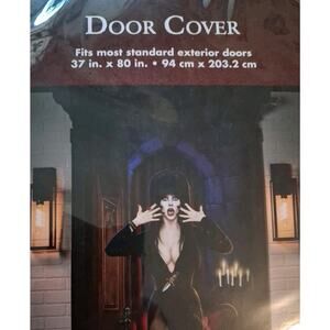 Elvira Door Cover Halloween Party Decoration Wall Banner Mistress of the Dark